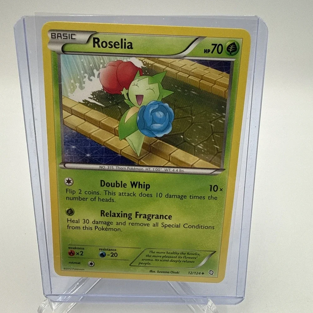 Roselia 12/124 - Pokemon Dragons Exalted Uncommon Card
